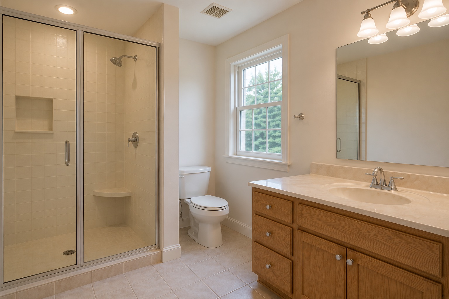 Before bathroom refresh — Miami
